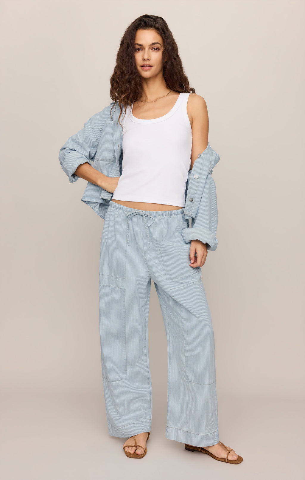 Erin Soft Denim Railroad Jacket