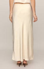 Viva Satin Midi Skirt