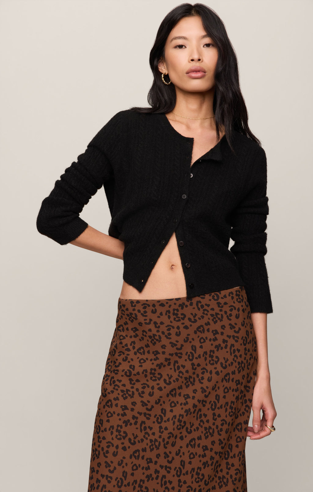 Europa Leopard Maxi Skirt