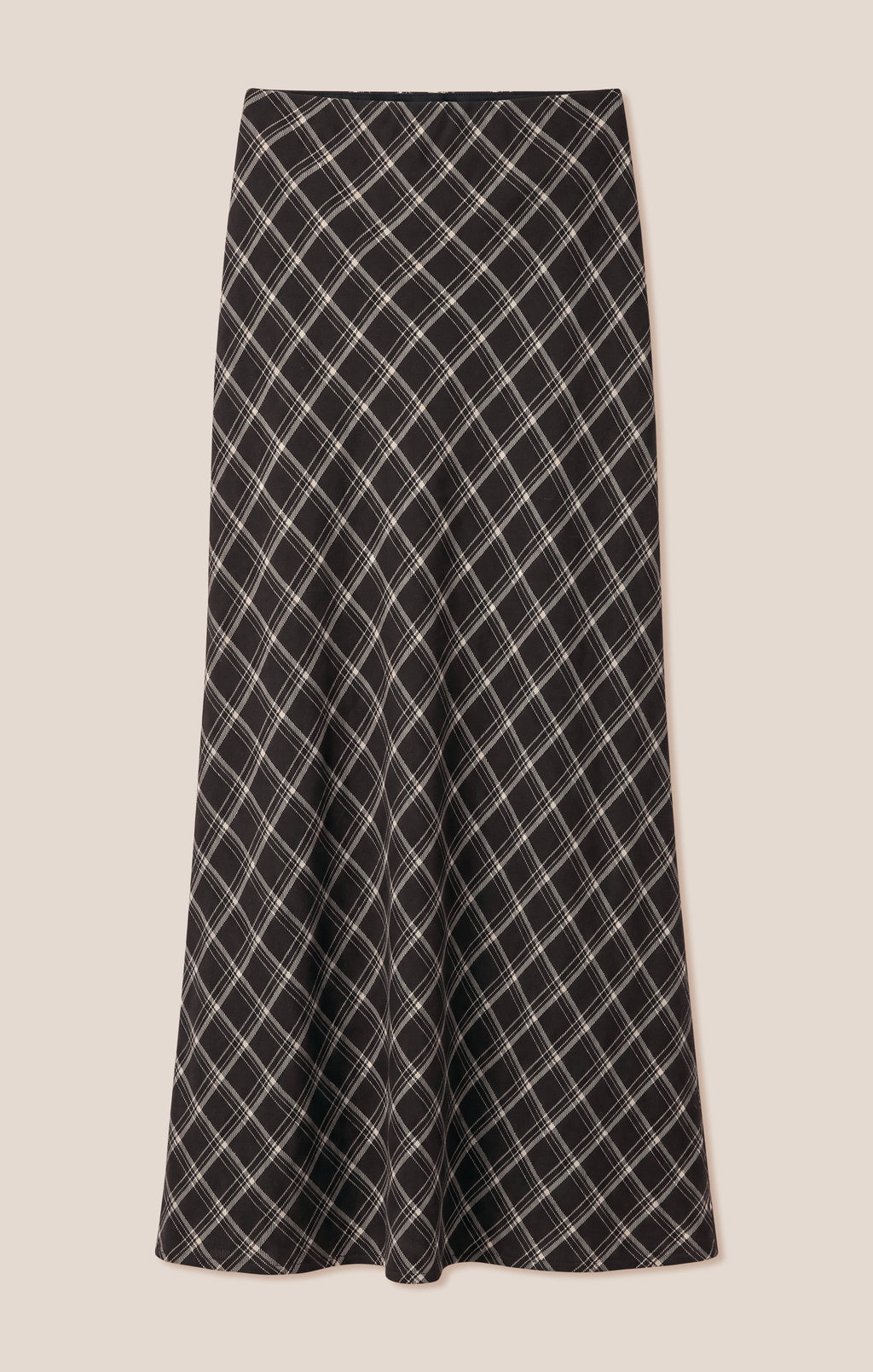 Europa Plaid Maxi Skirt