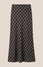 Europa Plaid Maxi Skirt