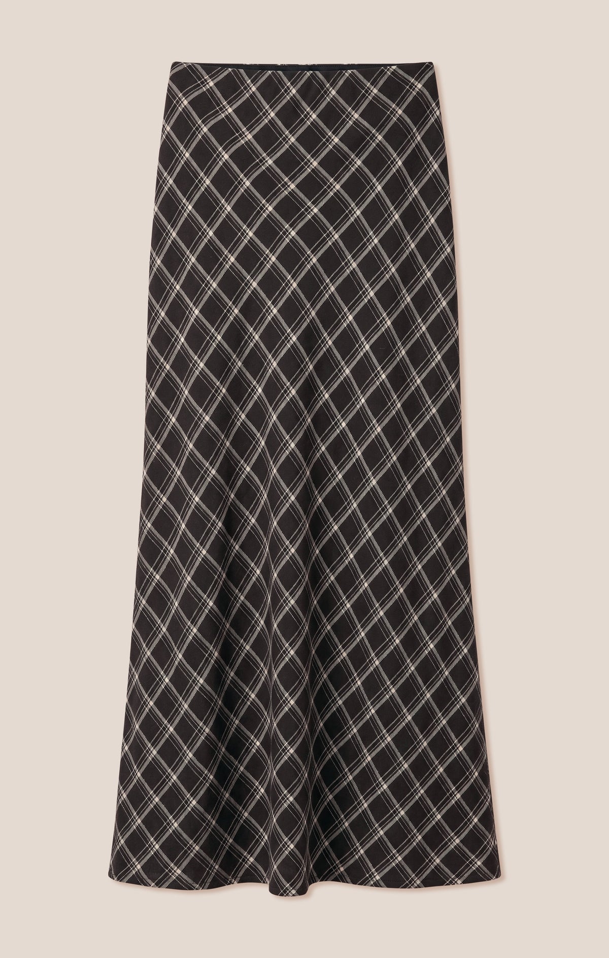 Europa Plaid Maxi Skirt