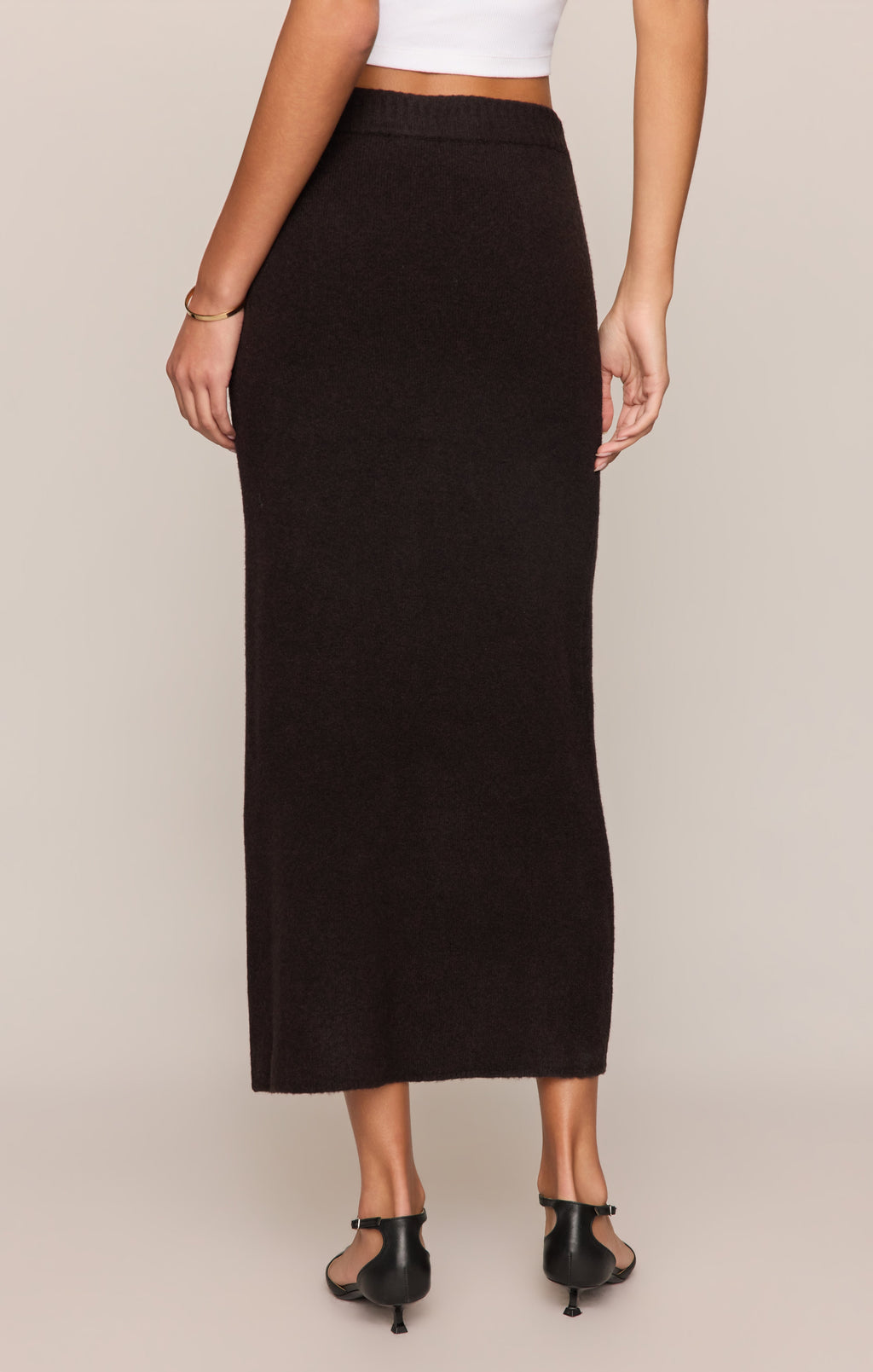 Cozy Moment Sweater Midi Skirt