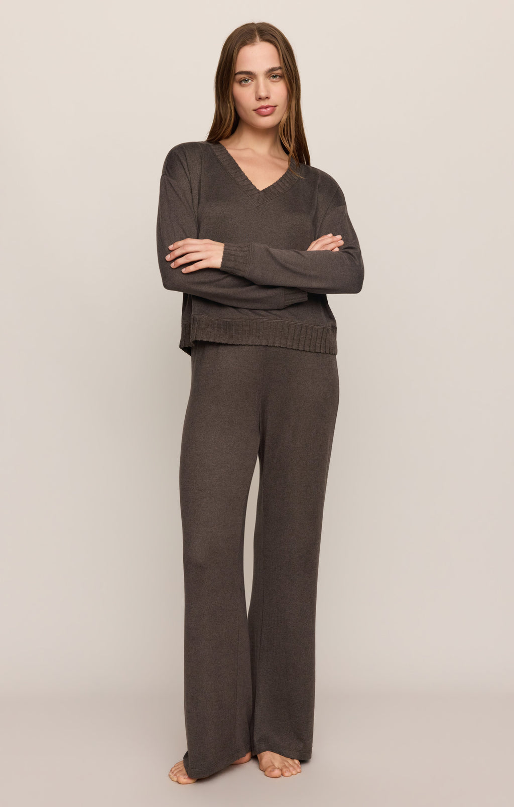 Dawn Smocked Soft Knit Pant
