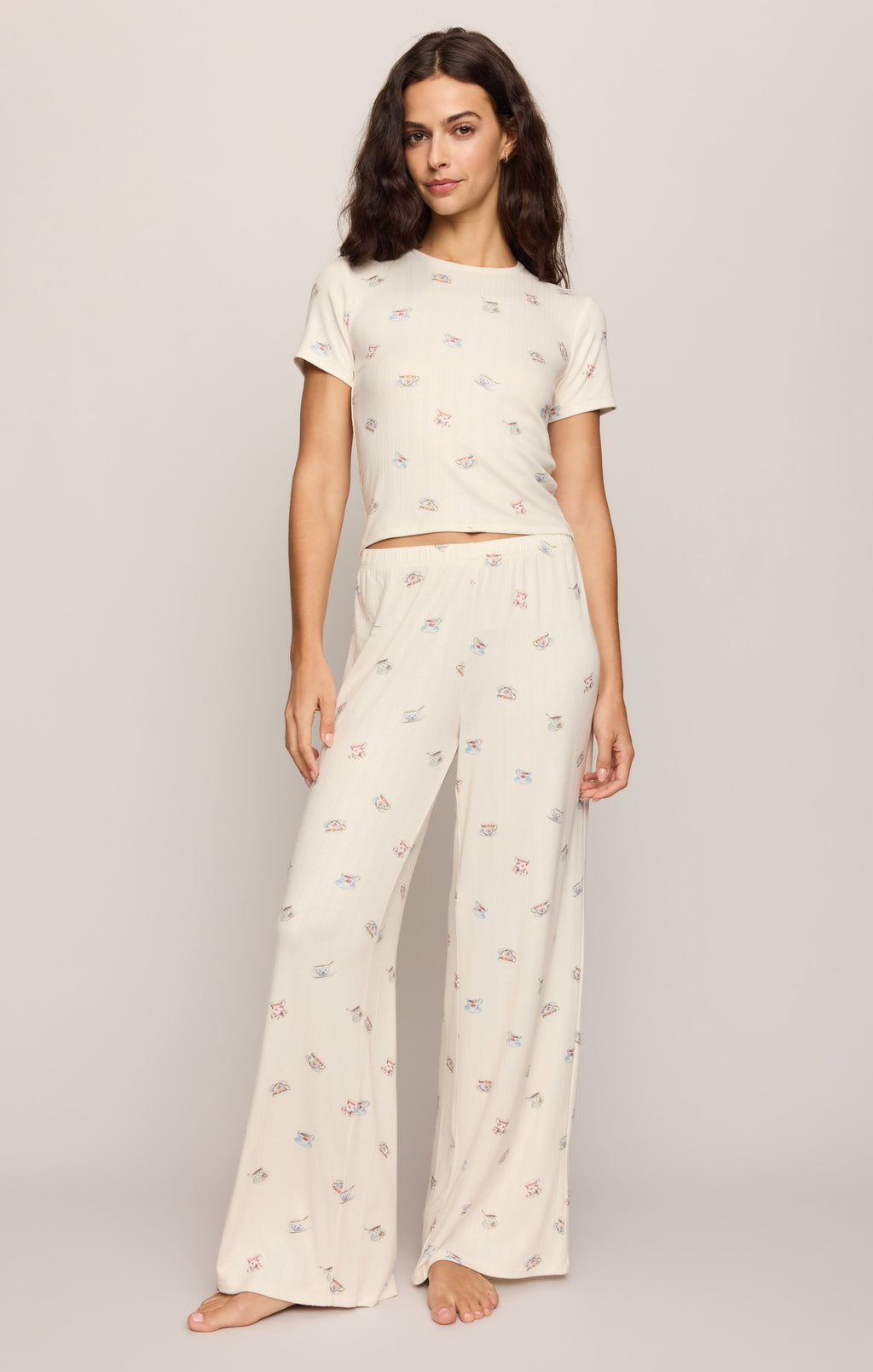 Tea Time Silky Pointelle Pant