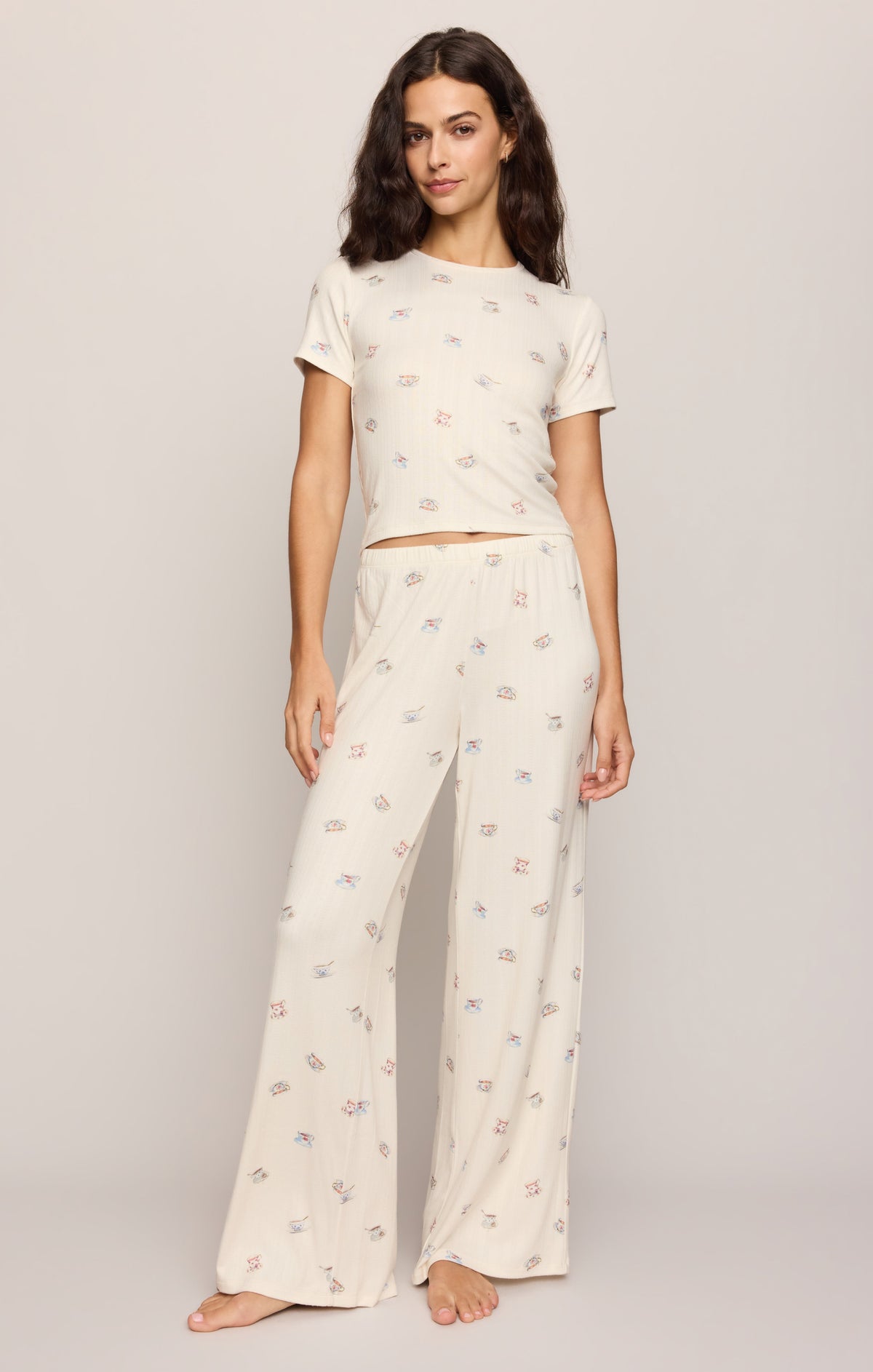 Tea Time Silky Pointelle Pant
