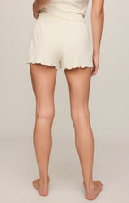 Dawn Smocked Silky Rib Short