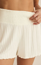 Dawn Smocked Silky Rib Short