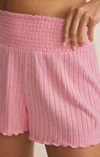 Dawn Smocked Silky Rib Short