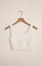 Zoe Silky Rib Tank Bra
