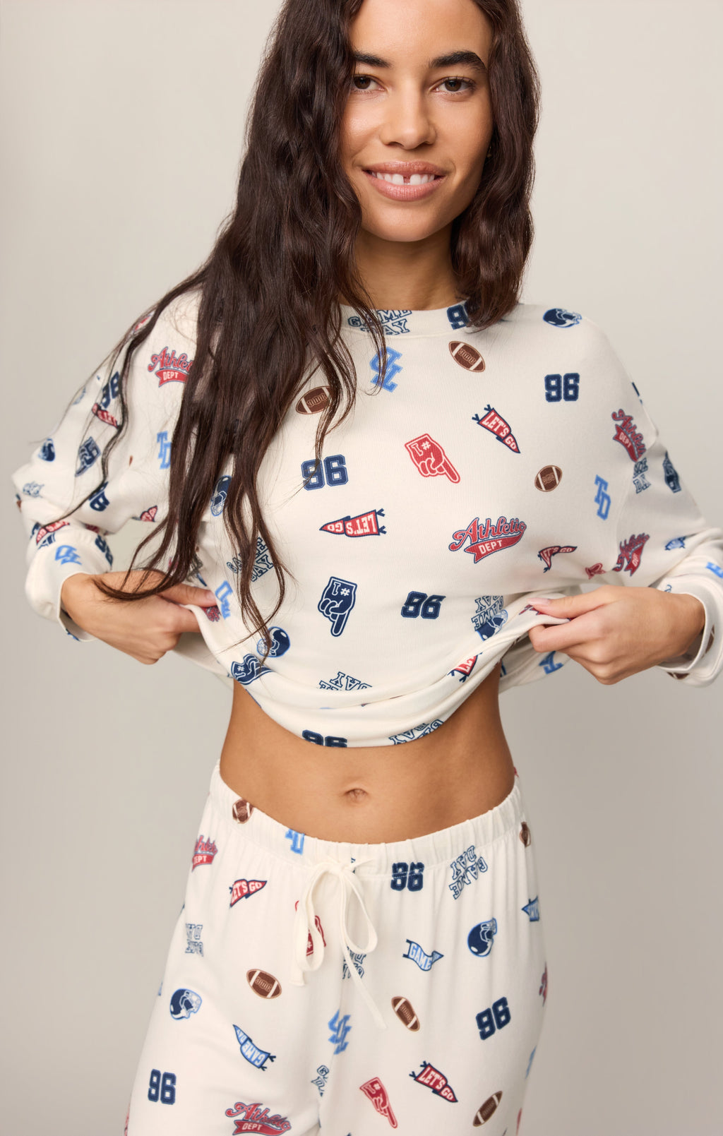 Varsity Silky Jersey Top