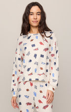 Varsity Silky Jersey Top