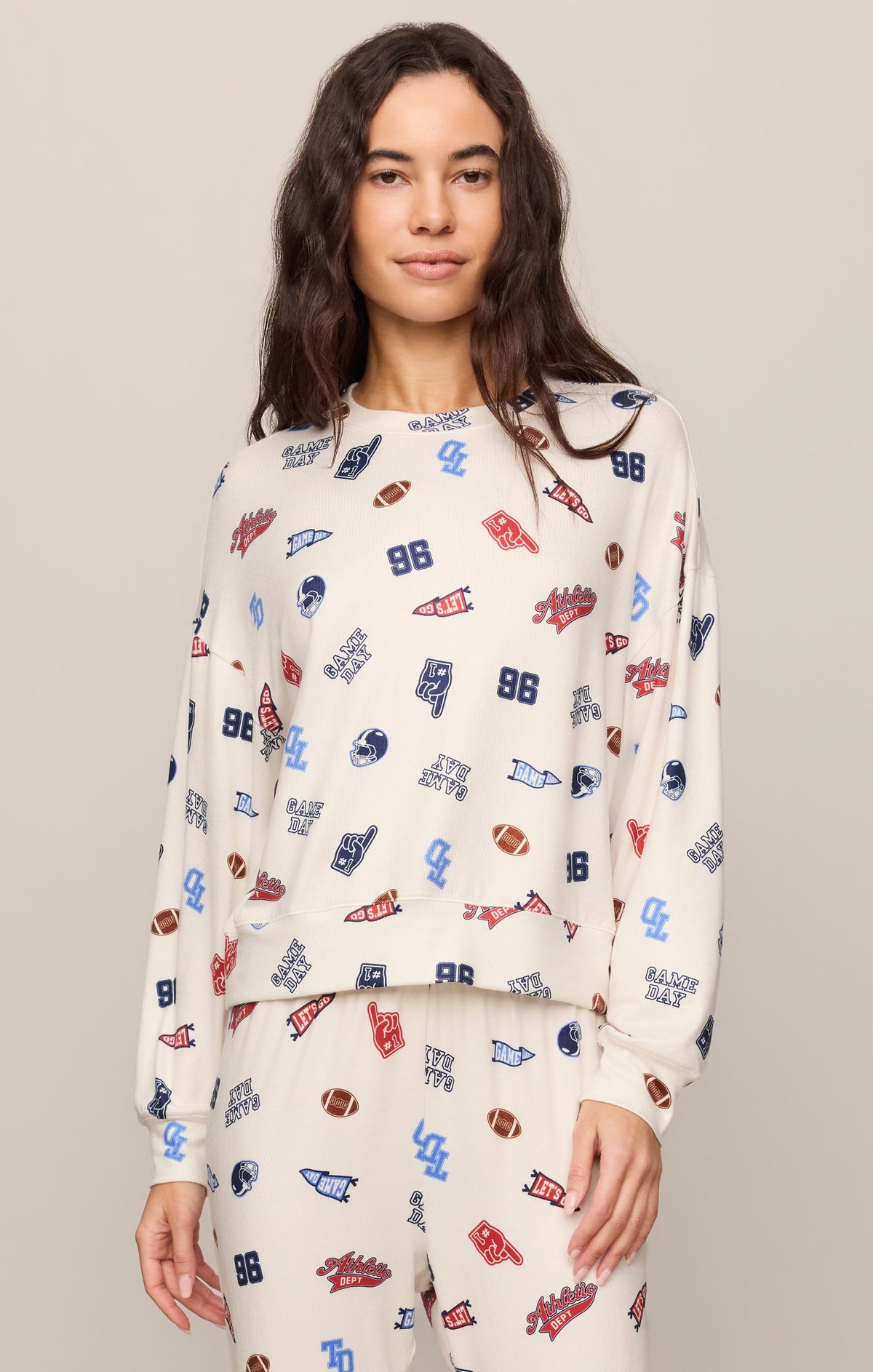 Varsity Silky Jersey Top