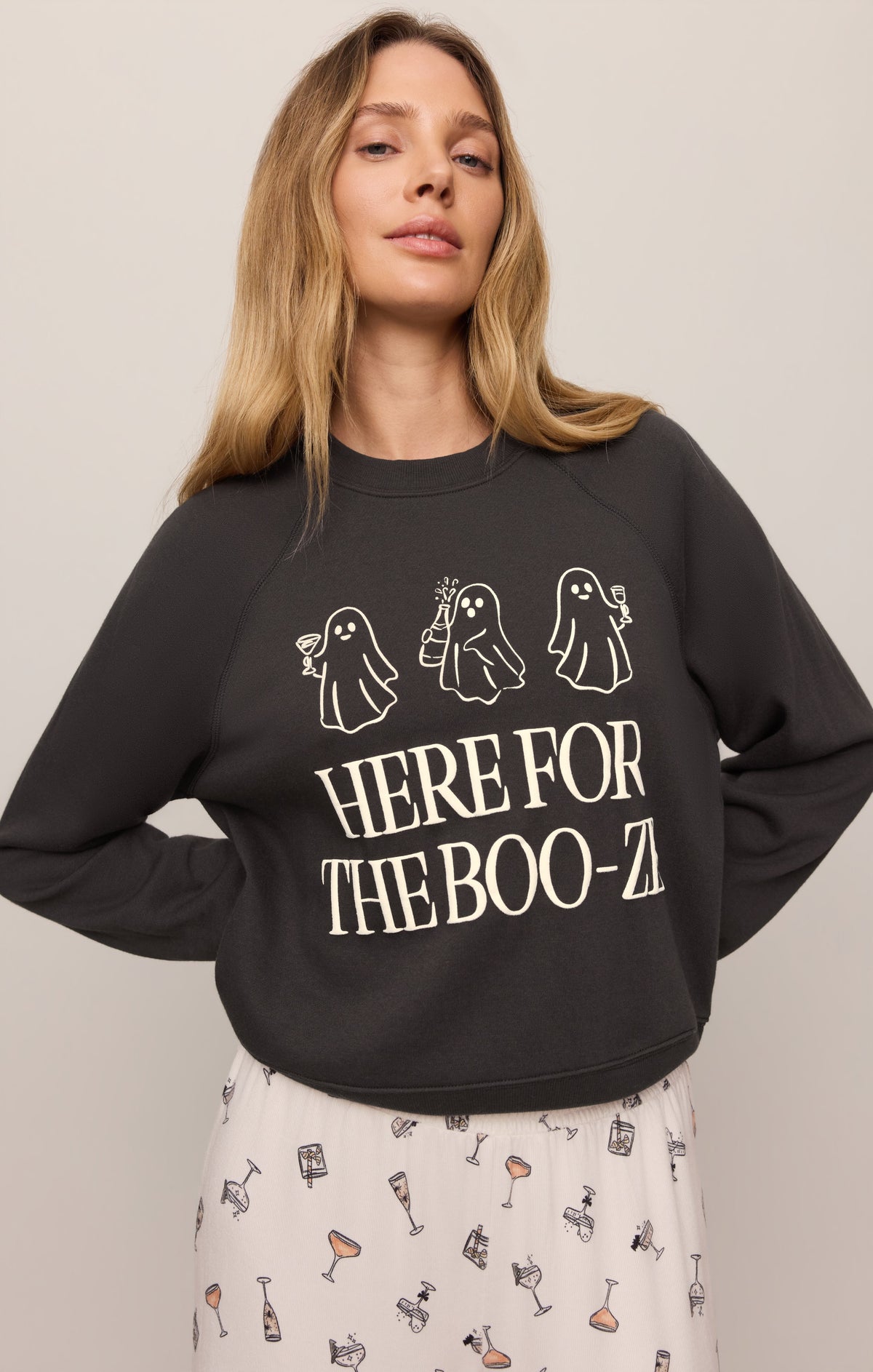 Booze Graphic Sweatshirt
