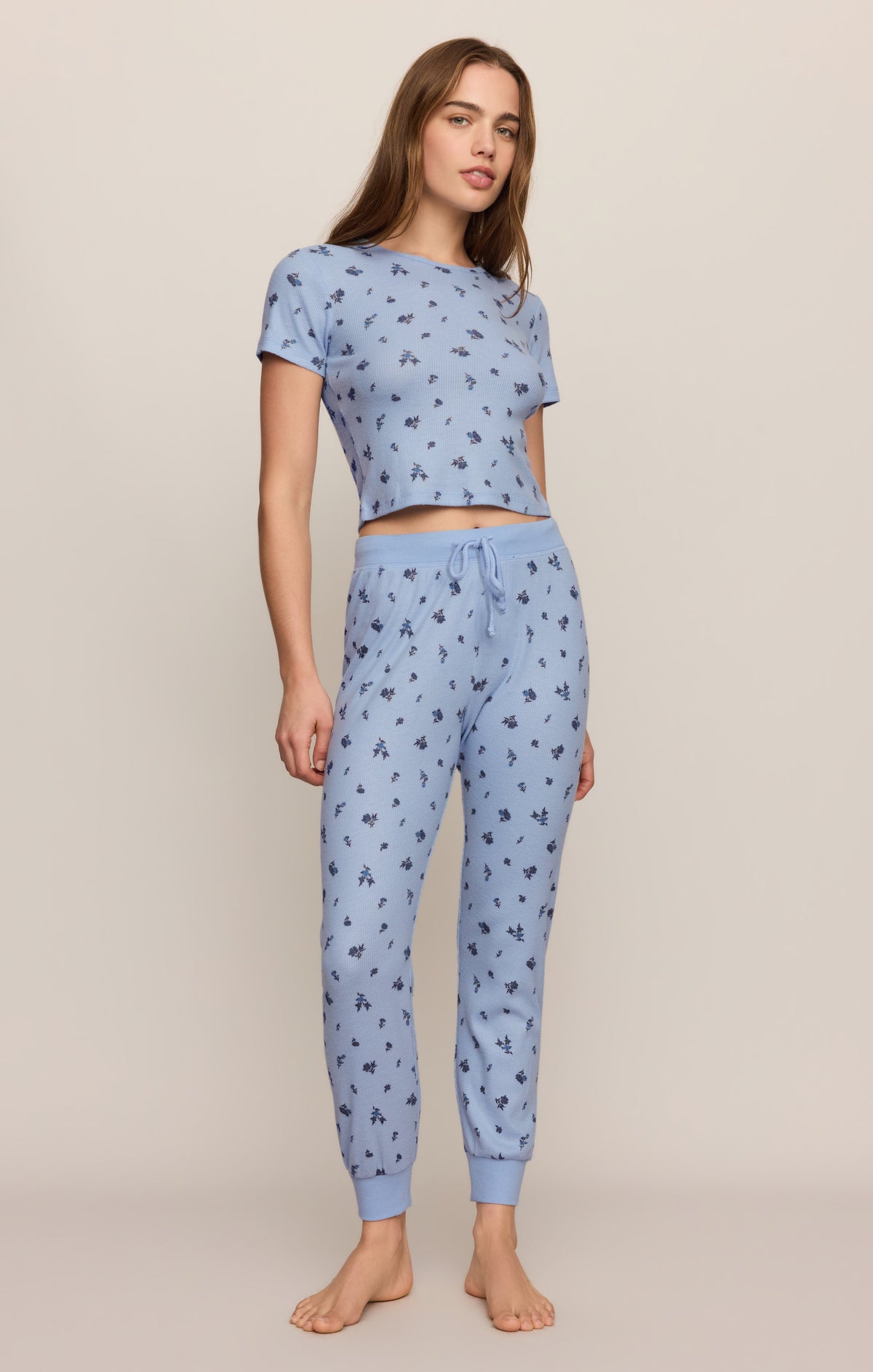 Floral Thermal Tee