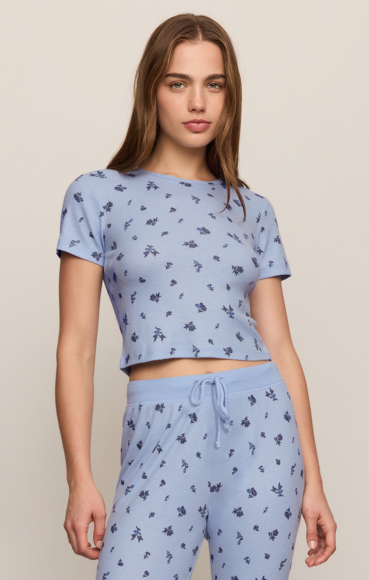 Floral Thermal Tee