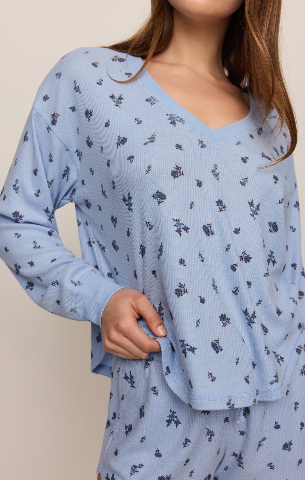 Floral Thermal Long Sleeve