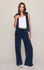 Sport Stripe Knit Denim Pant