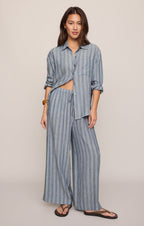 The Perfect Striped Linen Pant