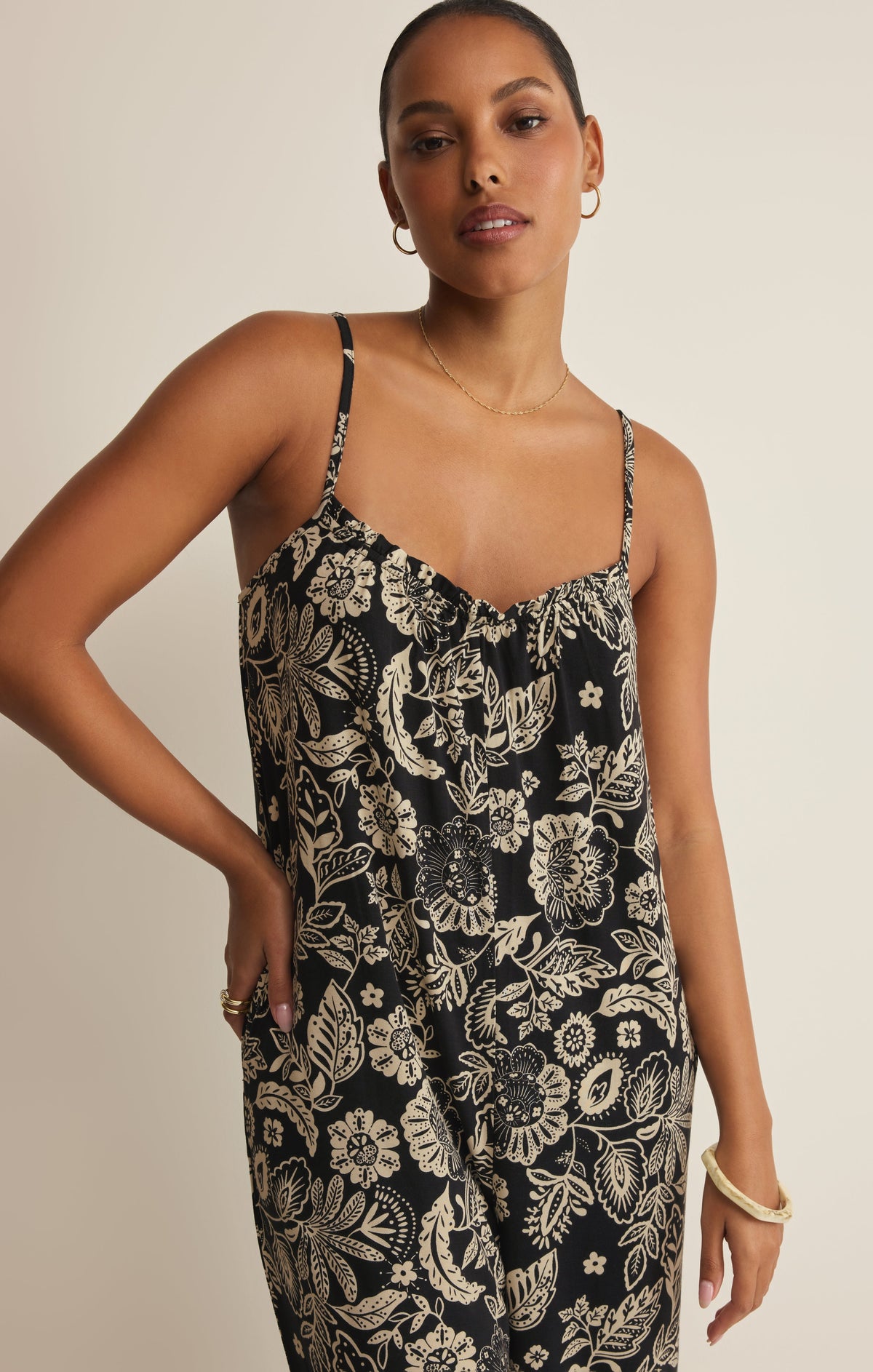Day Off Luz Floral Jumpsuit