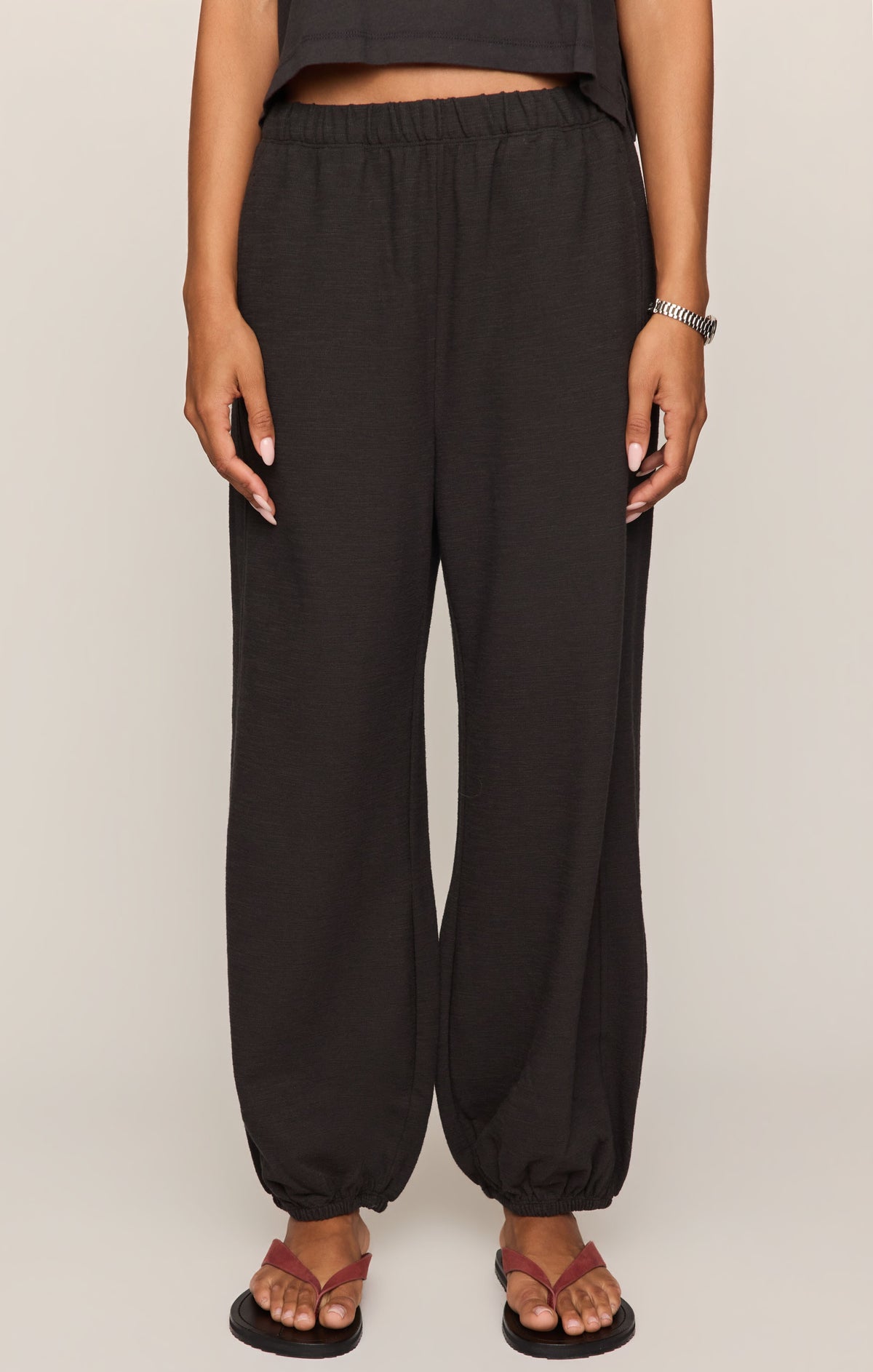 Deena Balloon Knit Jogger