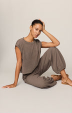 Deena Balloon Knit Jogger