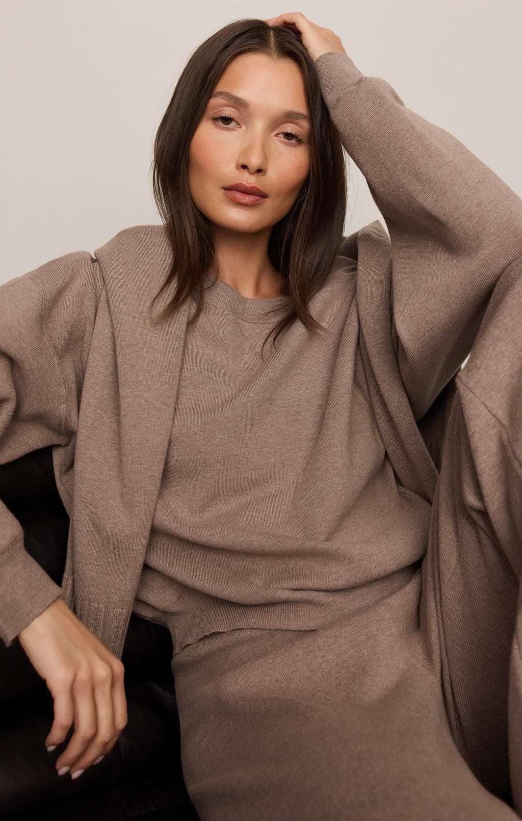 Take It Easy Wide Leg Sweater Pant