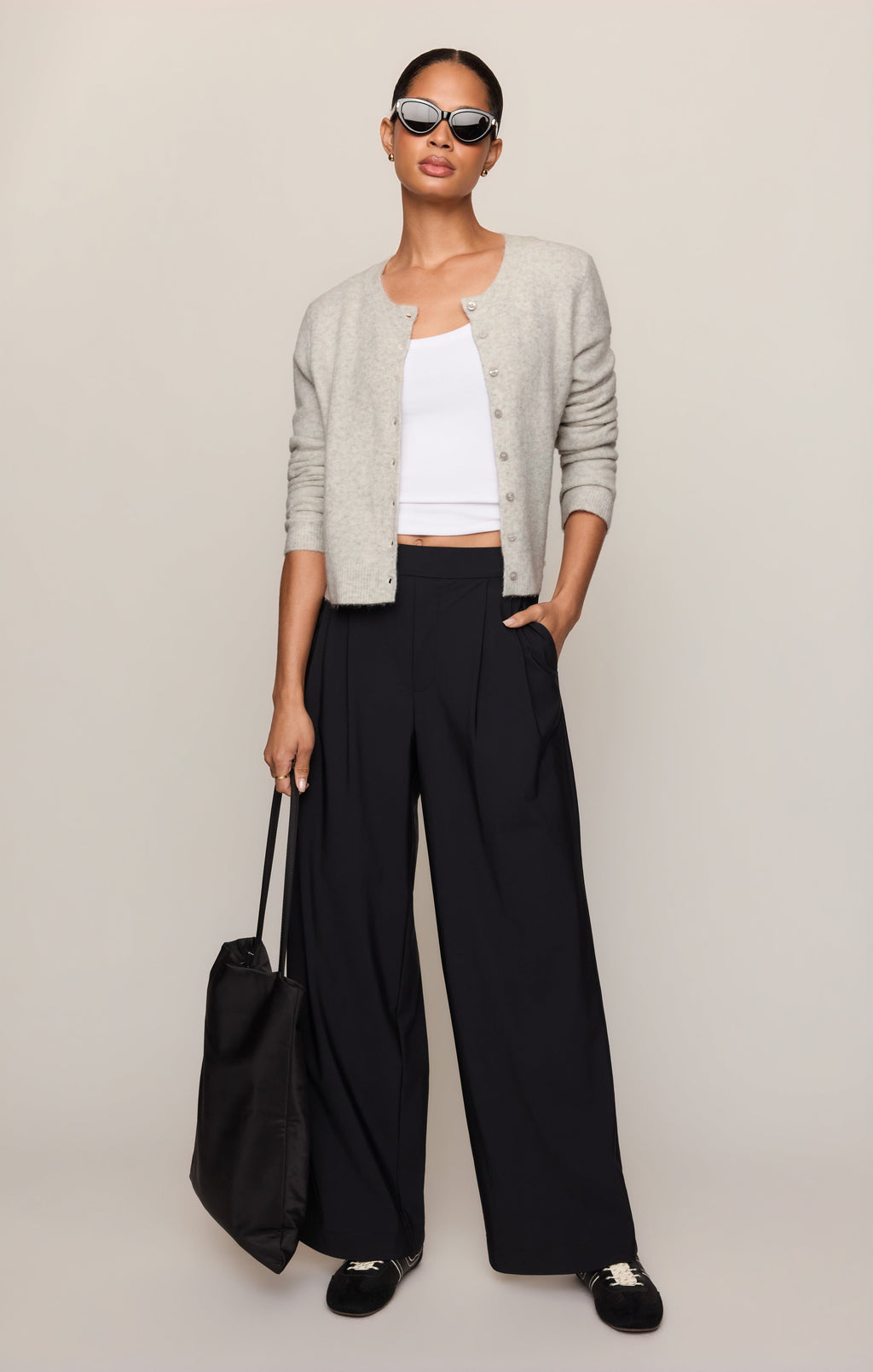 Travel Wide Leg Trouser