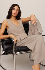 Sloane V-Neck Cotton Jersey Tank