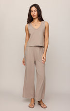 Sloane V-Neck Cotton Jersey Tank