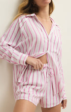 The Perfect Linen Striped Top