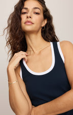 Sirena Contrast Rib Tank