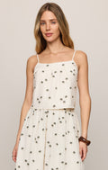 Palm Linen Tank