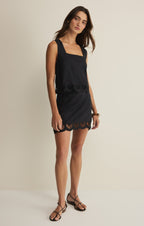 Charlene Embroidered Linen Top