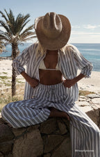 The Perfect Striped Linen Pant
