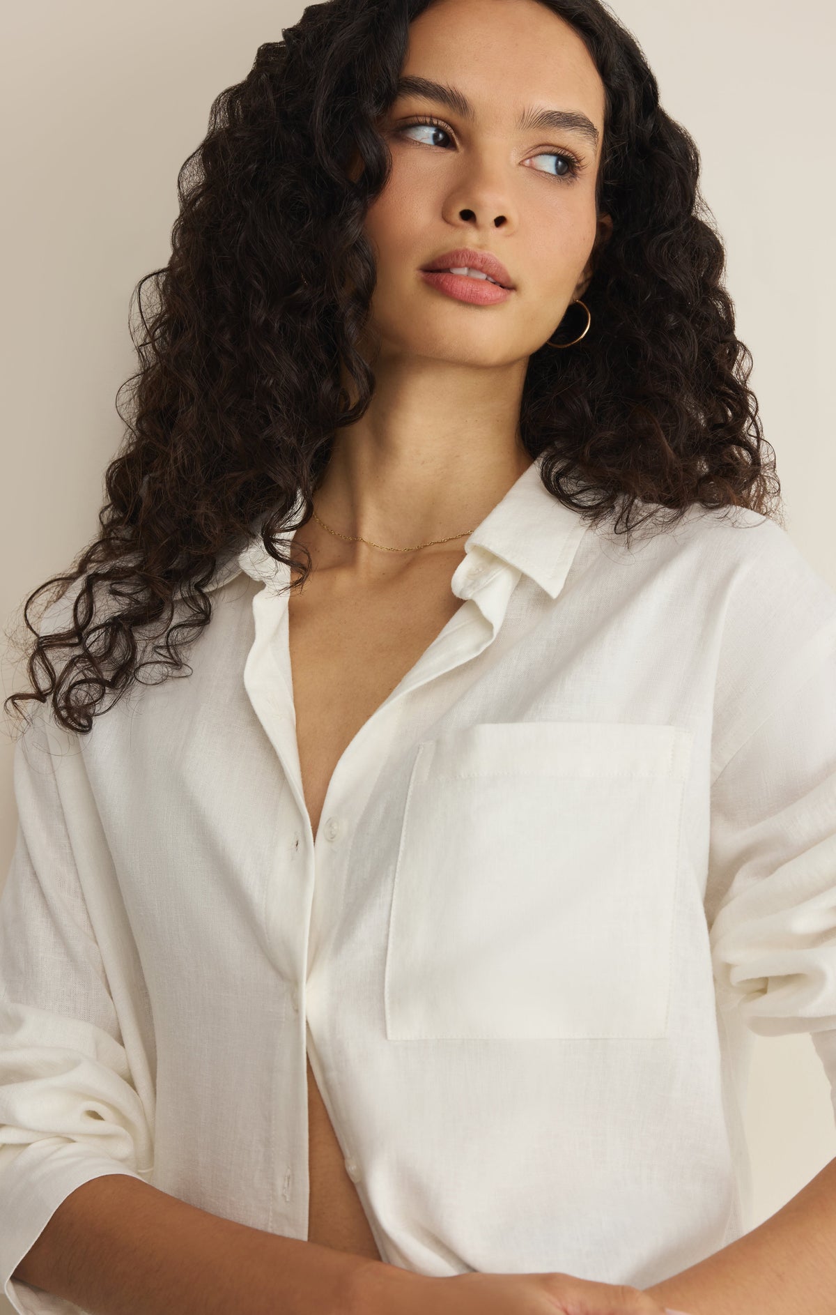 The Signature Linen Top