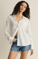 The Signature Linen Top