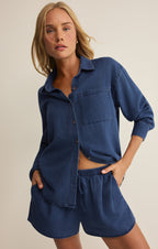 The Perfect Twill Button Up