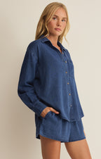 The Perfect Twill Button Up