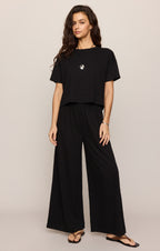 Sway Textured Cropped Tee