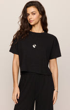 Sway Textured Cropped Tee