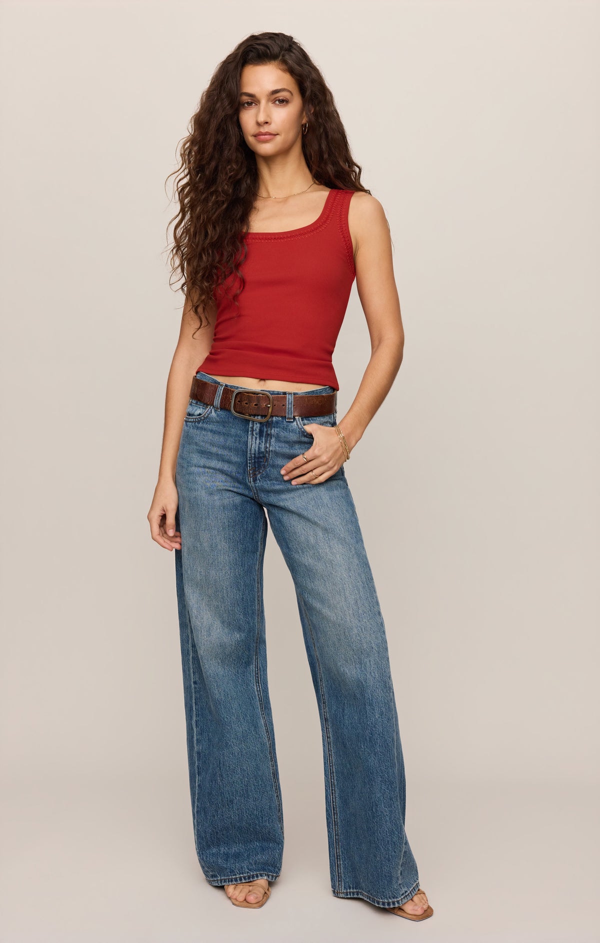 Larkin Whipstitch Tank