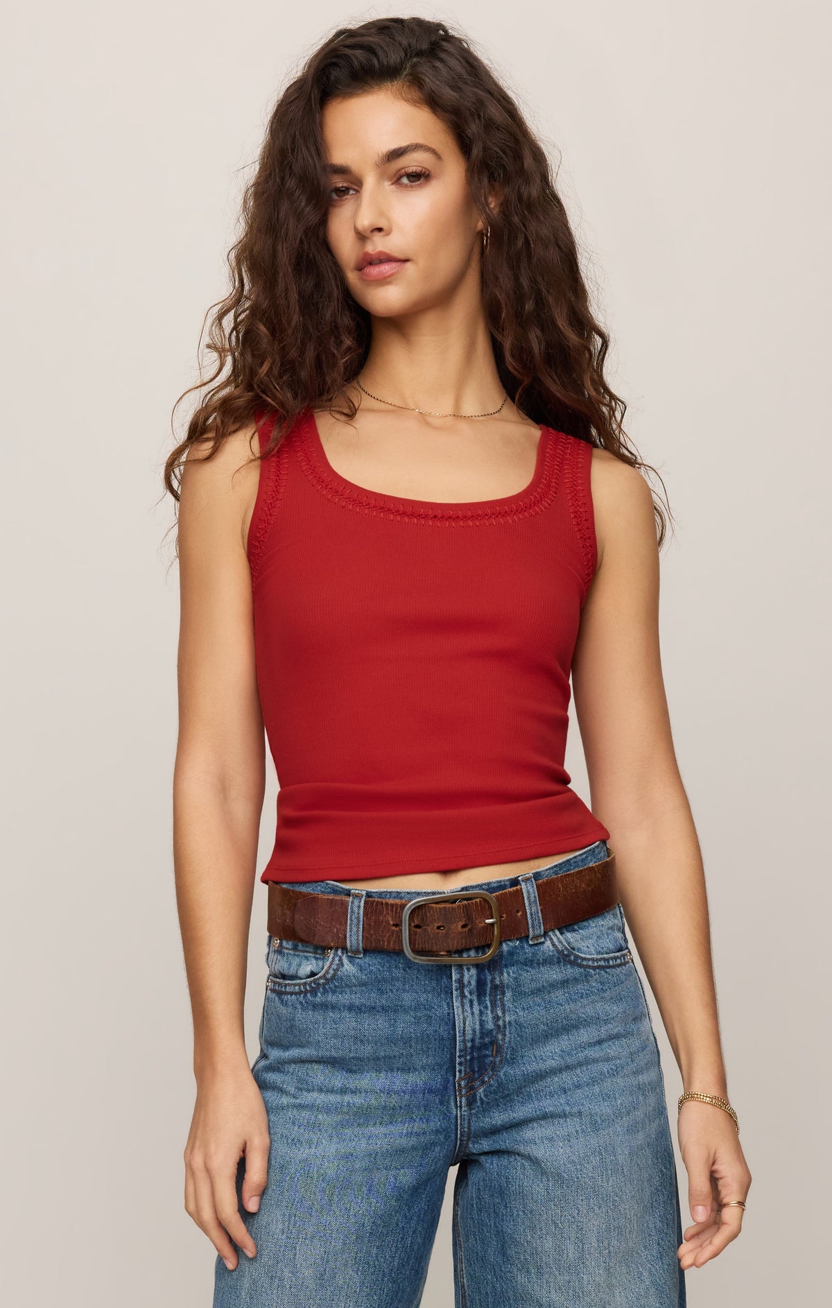 Larkin Whipstitch Tank