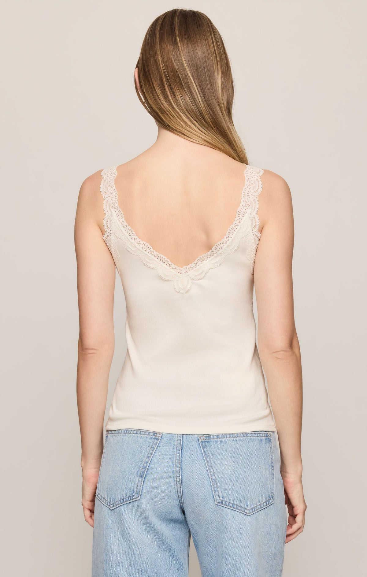 Eve Lace Trim Tank