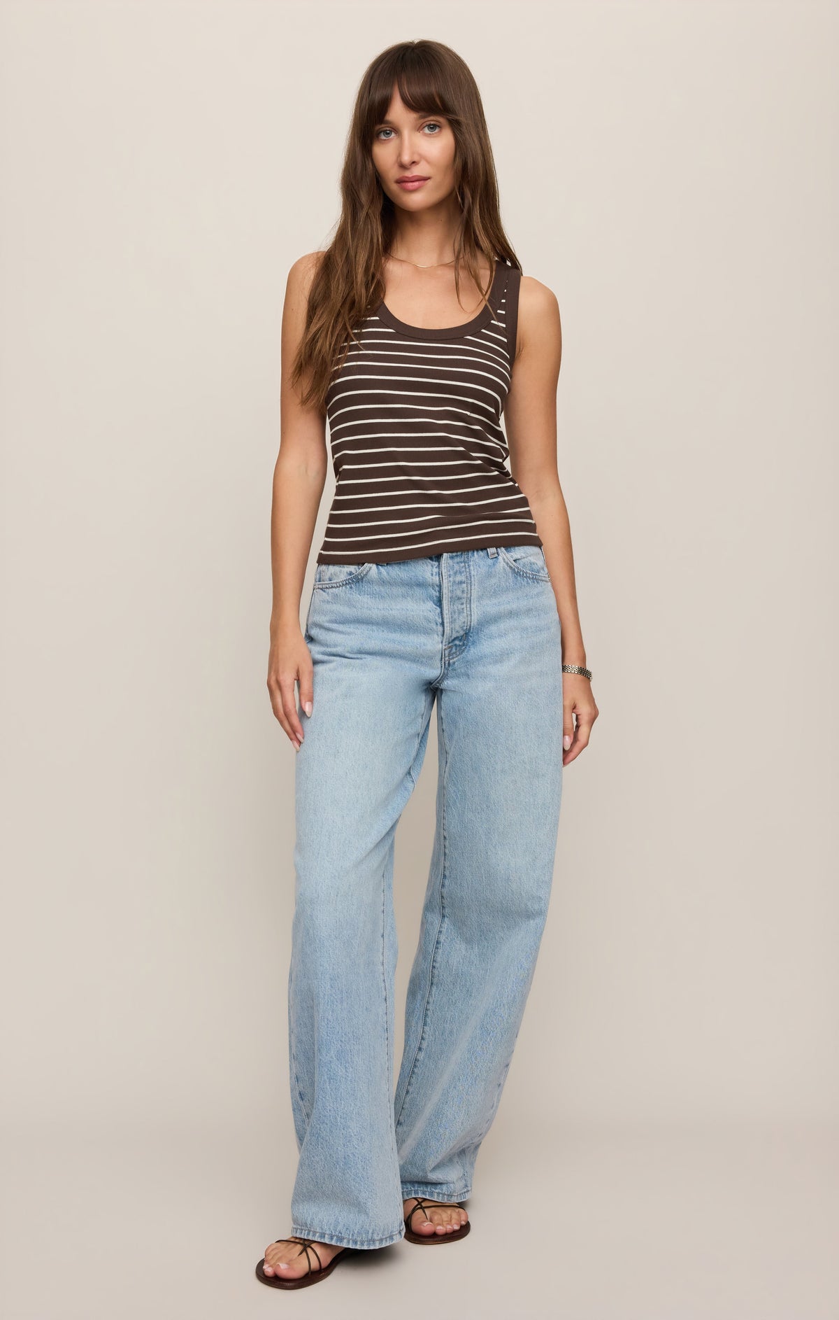Rowe Striped Scoop Tank