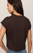 Marika Lace Trim Muscle Tee