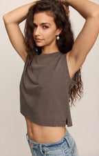 Flex Cropped Muscle Tee