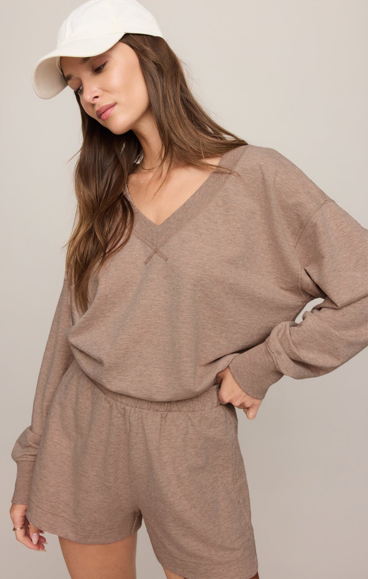 Everyday French Terry V-Neck