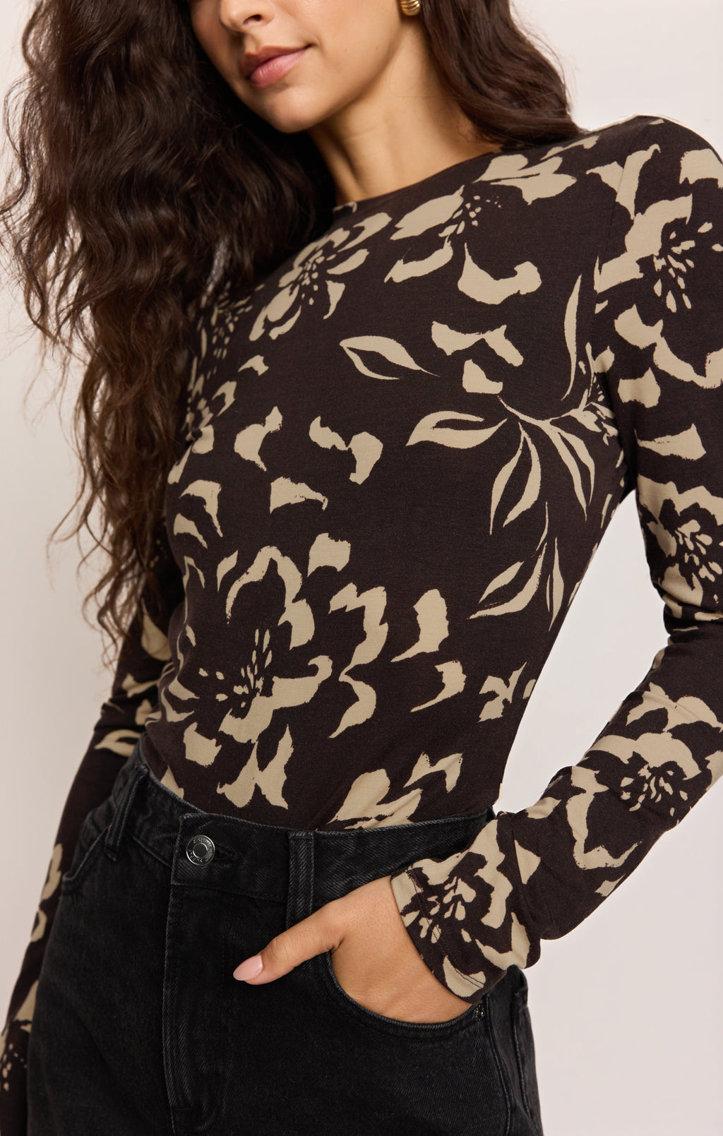 Onyx Freya Floral Long Sleeve Top