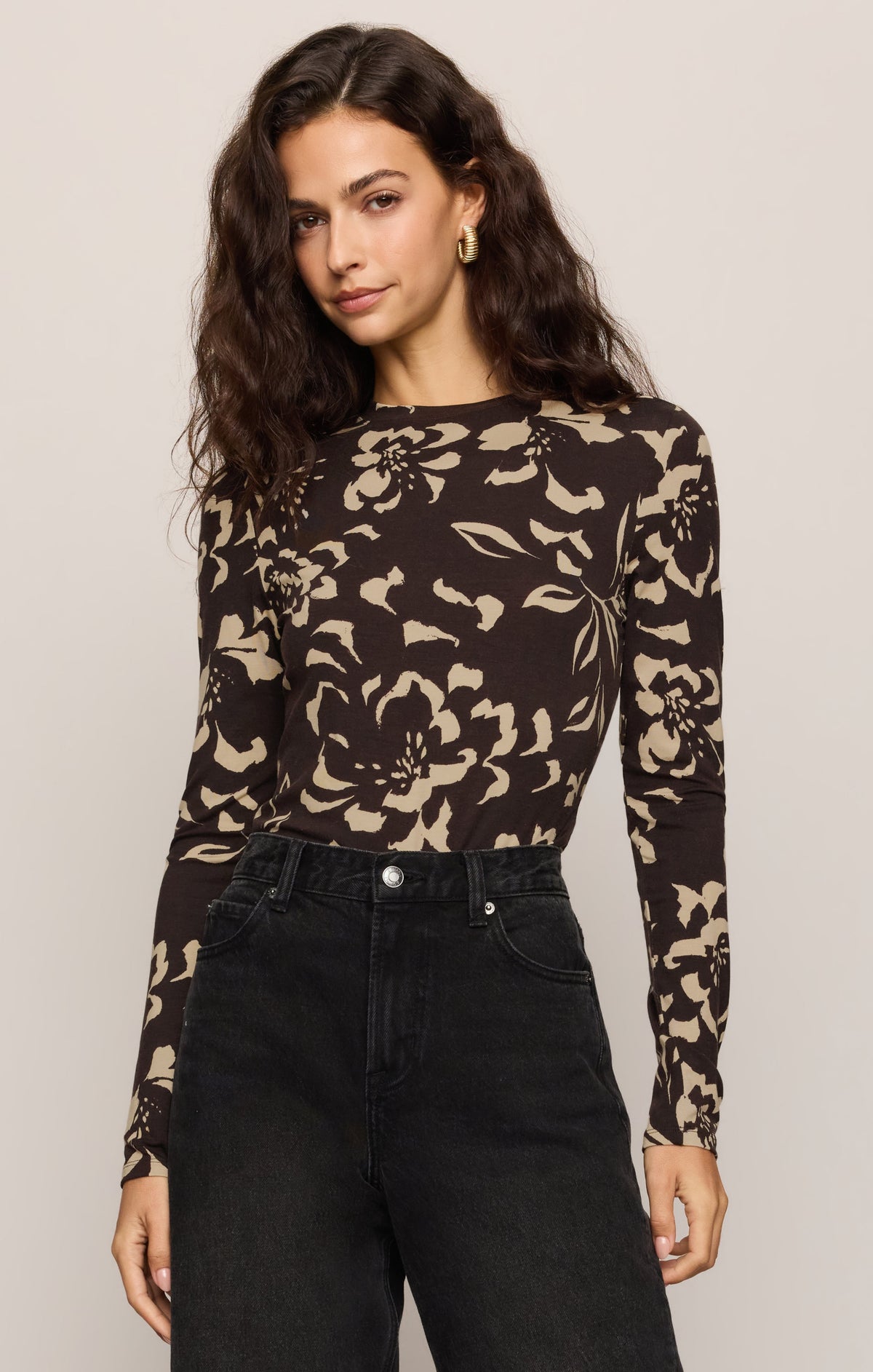 Onyx Freya Floral Long Sleeve Top